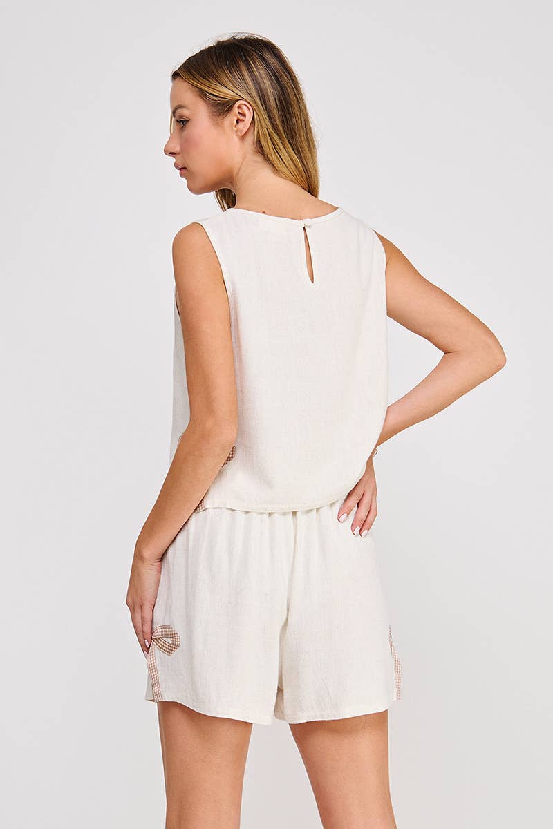 Soft Linen Blend Tank