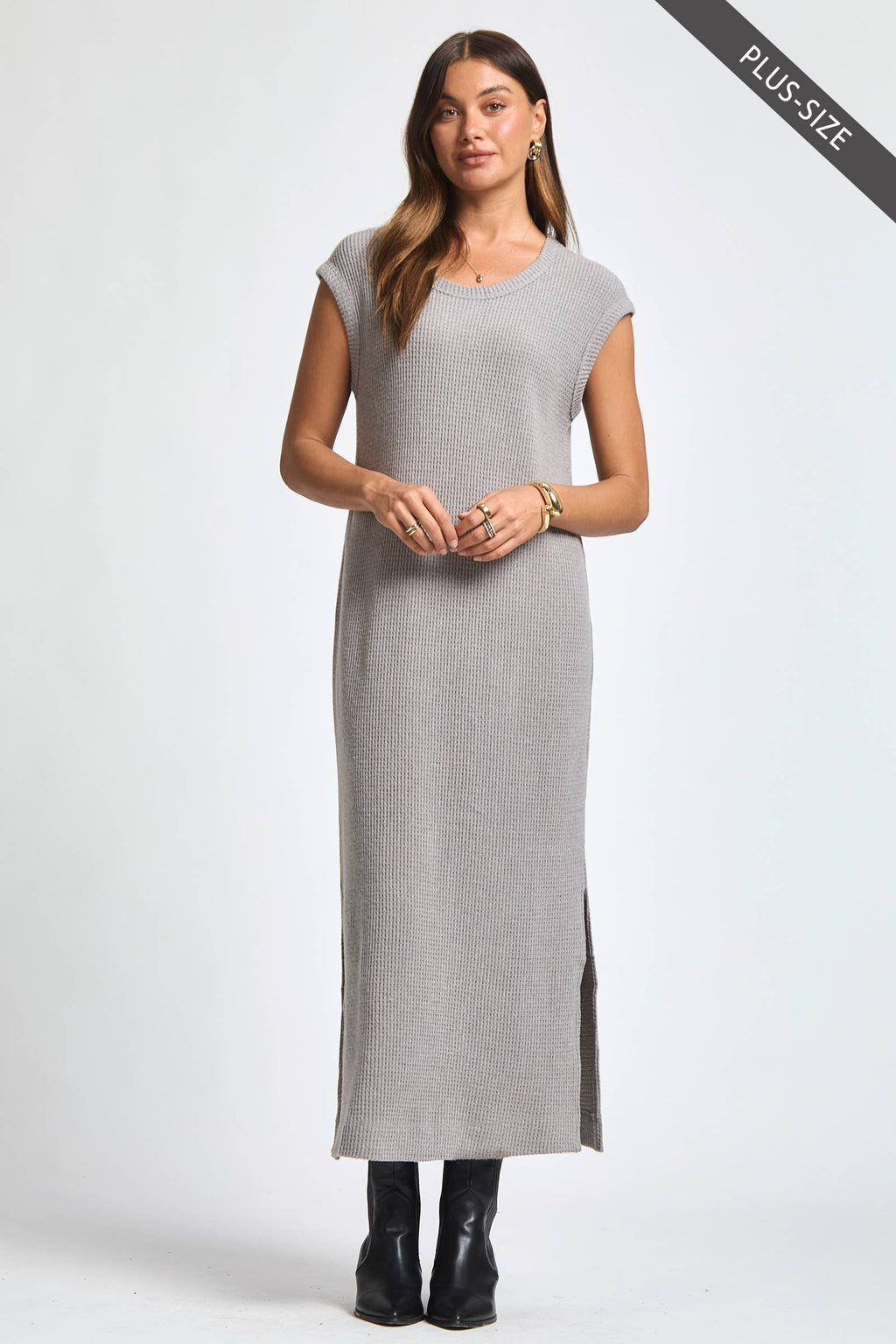 PLUS SIZE 2 Piece Cozy Thermal Layered Set