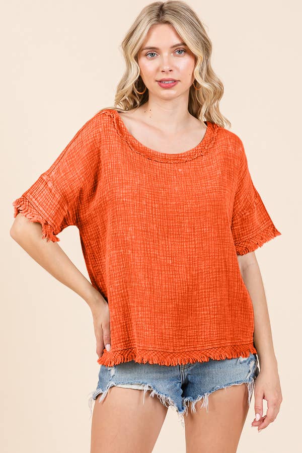 CWT2134MW - SCOOP NECK OVERSIZE TOP