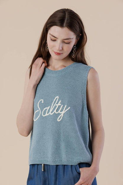 Salty Knit Sweater Tank – Sleeveless Summer Vest
