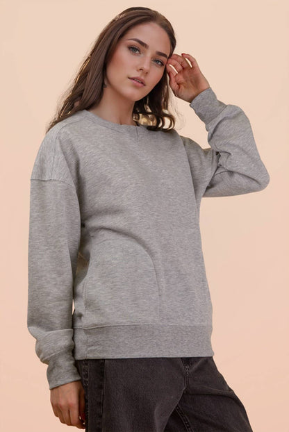 NT12385-Oversized Casual Comfy Solid Knit Top