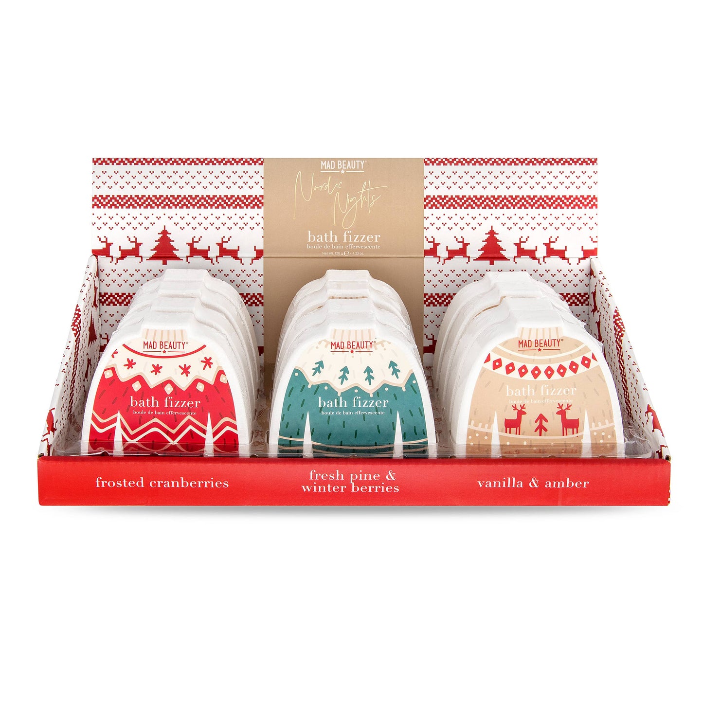 Mad Beauty Nordic Jumper Fizzer Display