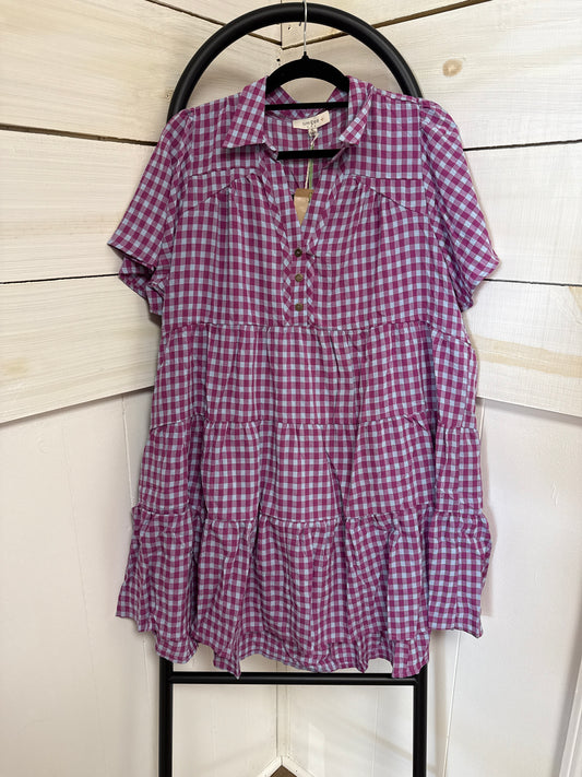 LETS GET CHECKERED DRESS