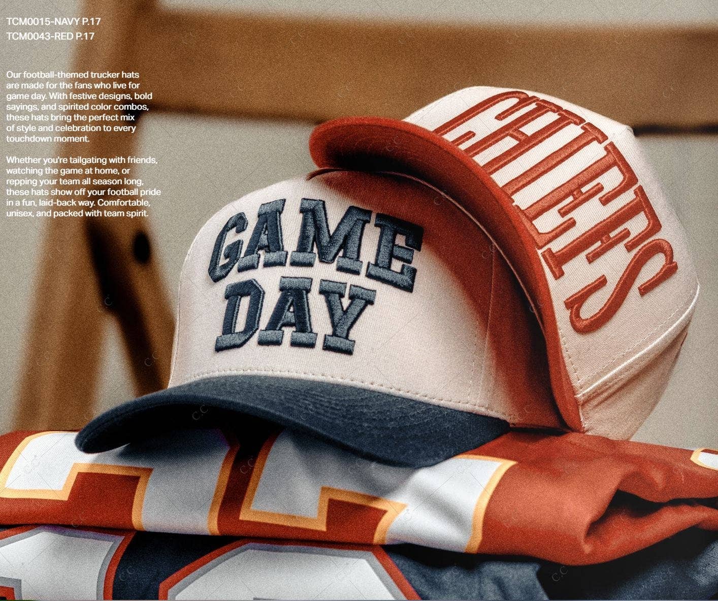 TCM0015 "GAME DAY" Trucker Hat