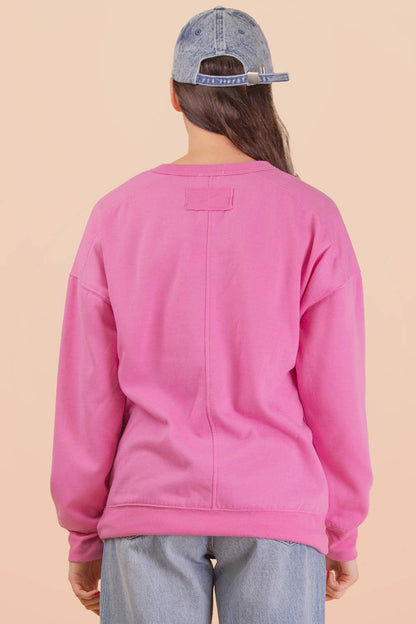 NT12385-Oversized Casual Comfy Solid Knit Top