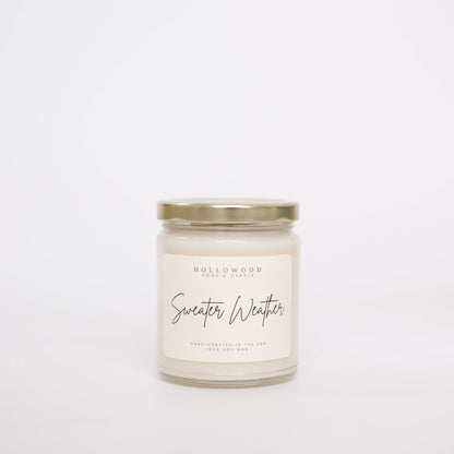 SWEATER WEATHER | FALL | 8 OZ CANDLE: 8 OUNCE