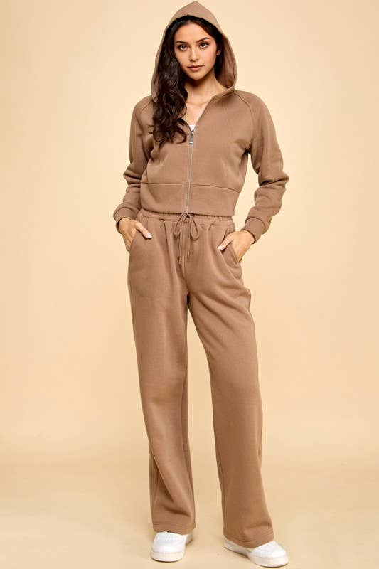 FS516 FRENCH TERRY FLEECE 2-PIECE SET