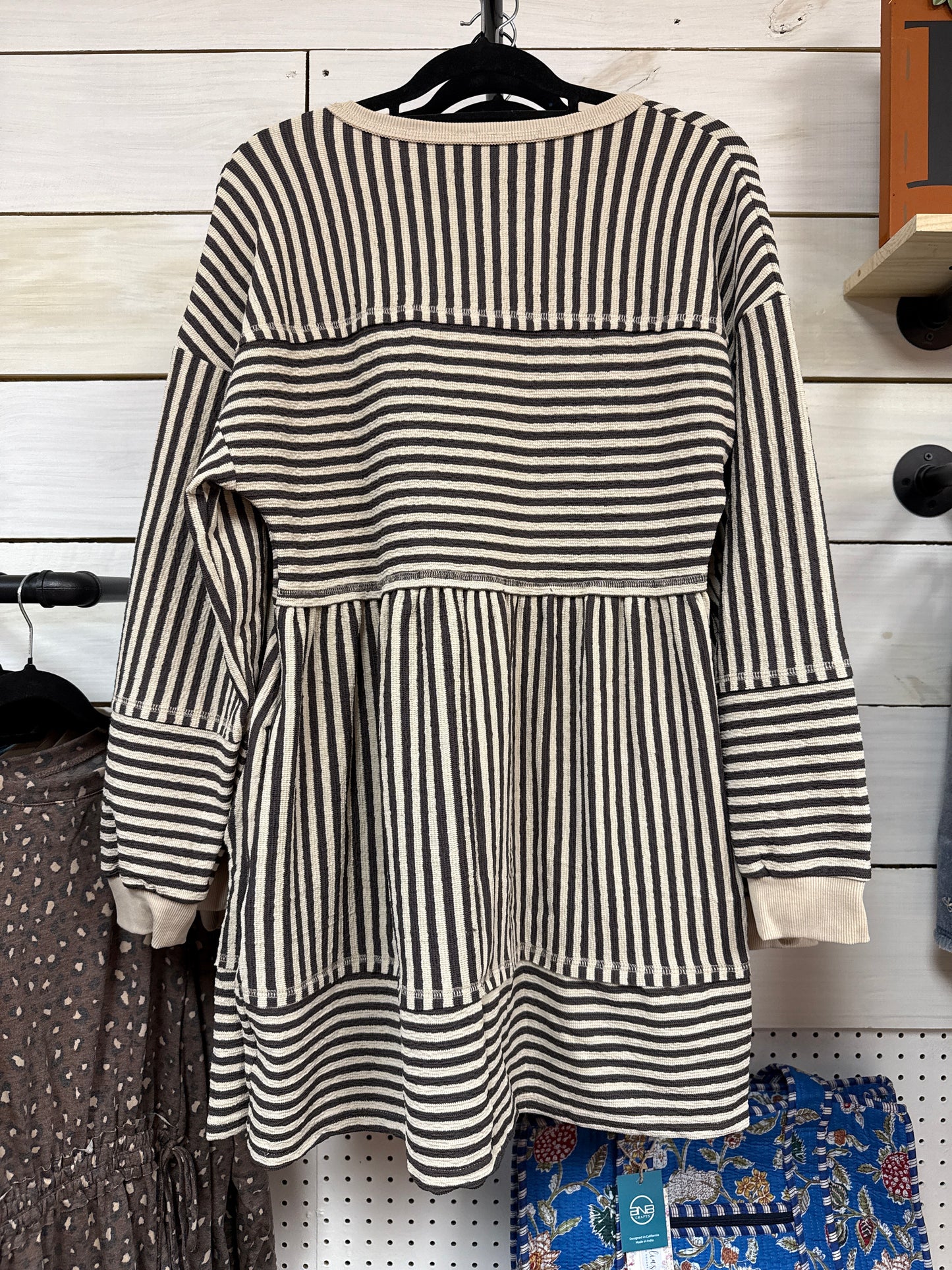 CHOCO STRIPE DRESS