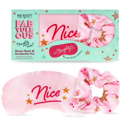 Mad Beauty FabYuleOus Sleep Mask and Scrunchie Set