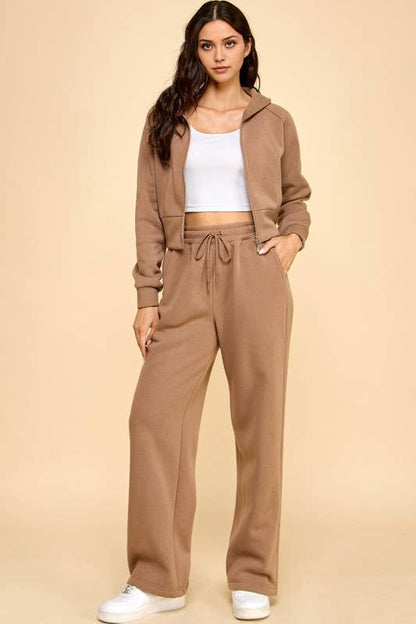 FS516 FRENCH TERRY FLEECE 2-PIECE SET