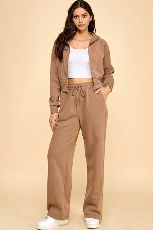 FS516 FRENCH TERRY FLEECE 2-PIECE SET