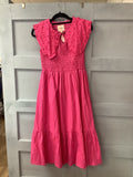 MY SWEET EYELET MIDI DRESS