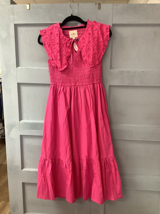 MY SWEET EYELET MIDI DRESS