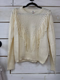 SASSY FRINGE SWEATER