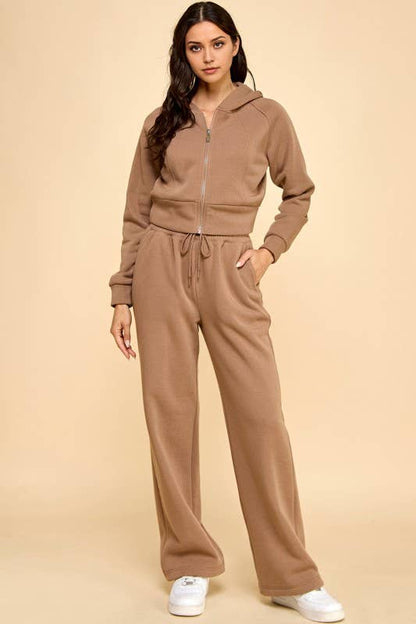 FS516 FRENCH TERRY FLEECE 2-PIECE SET