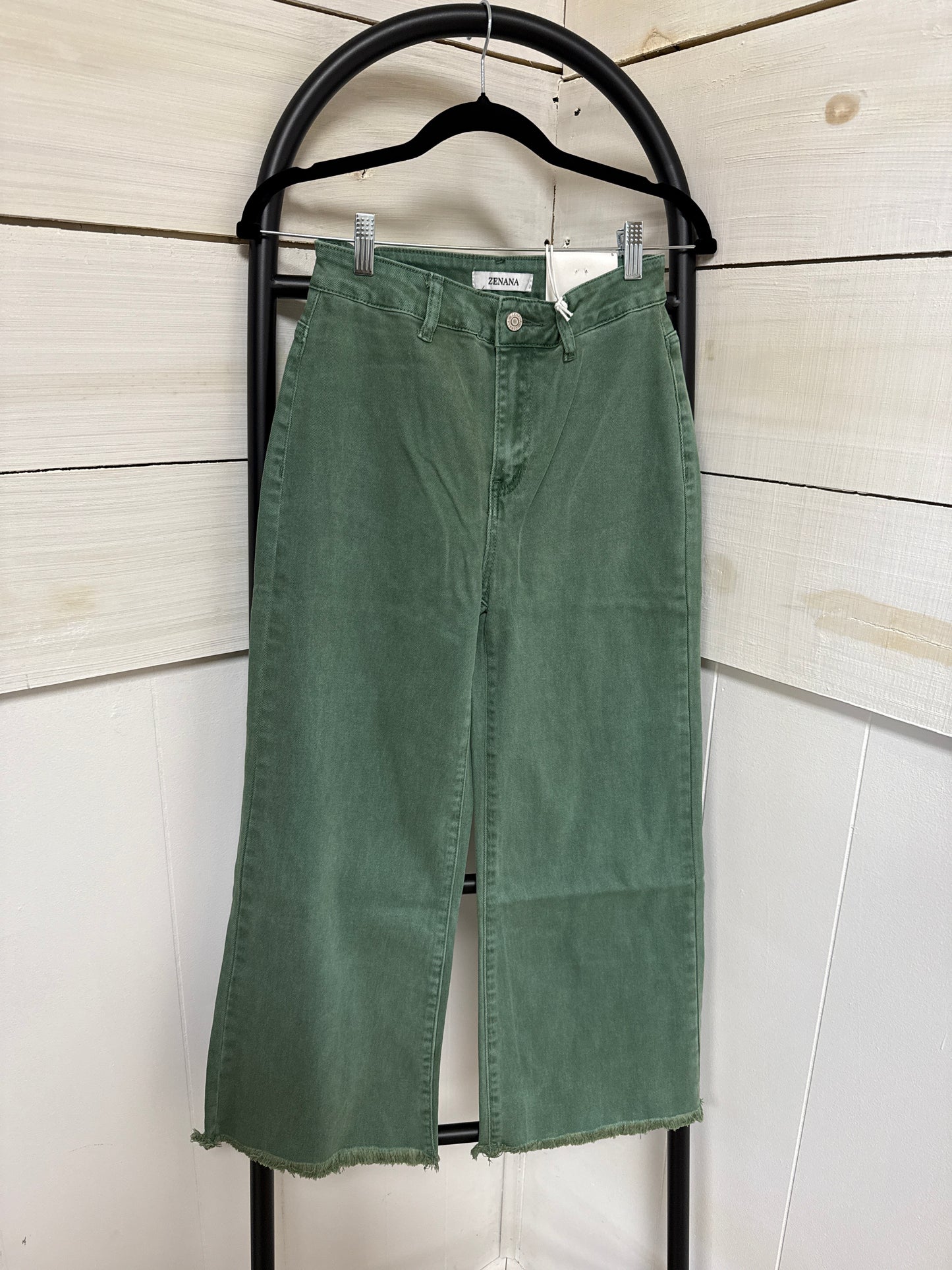 ZENANA CROP DENIM