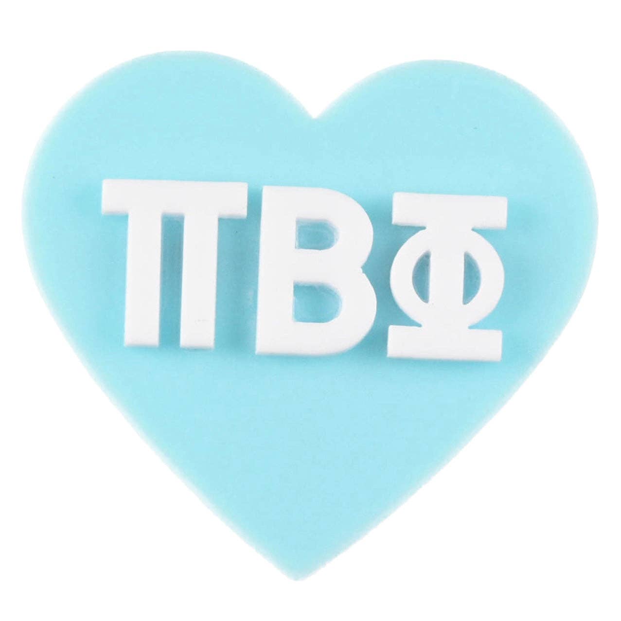 Sorority ✨Acrylic 💚 Heart Pin