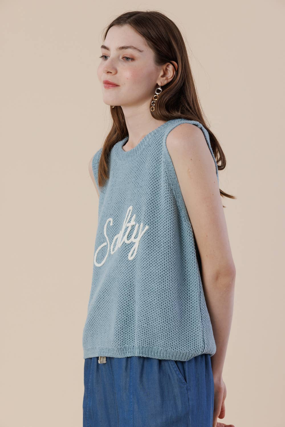 Salty Knit Sweater Tank – Sleeveless Summer Vest