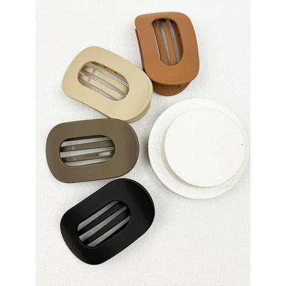 Matte French Concord Hair Clips: MIX COLOR / ONE(12)