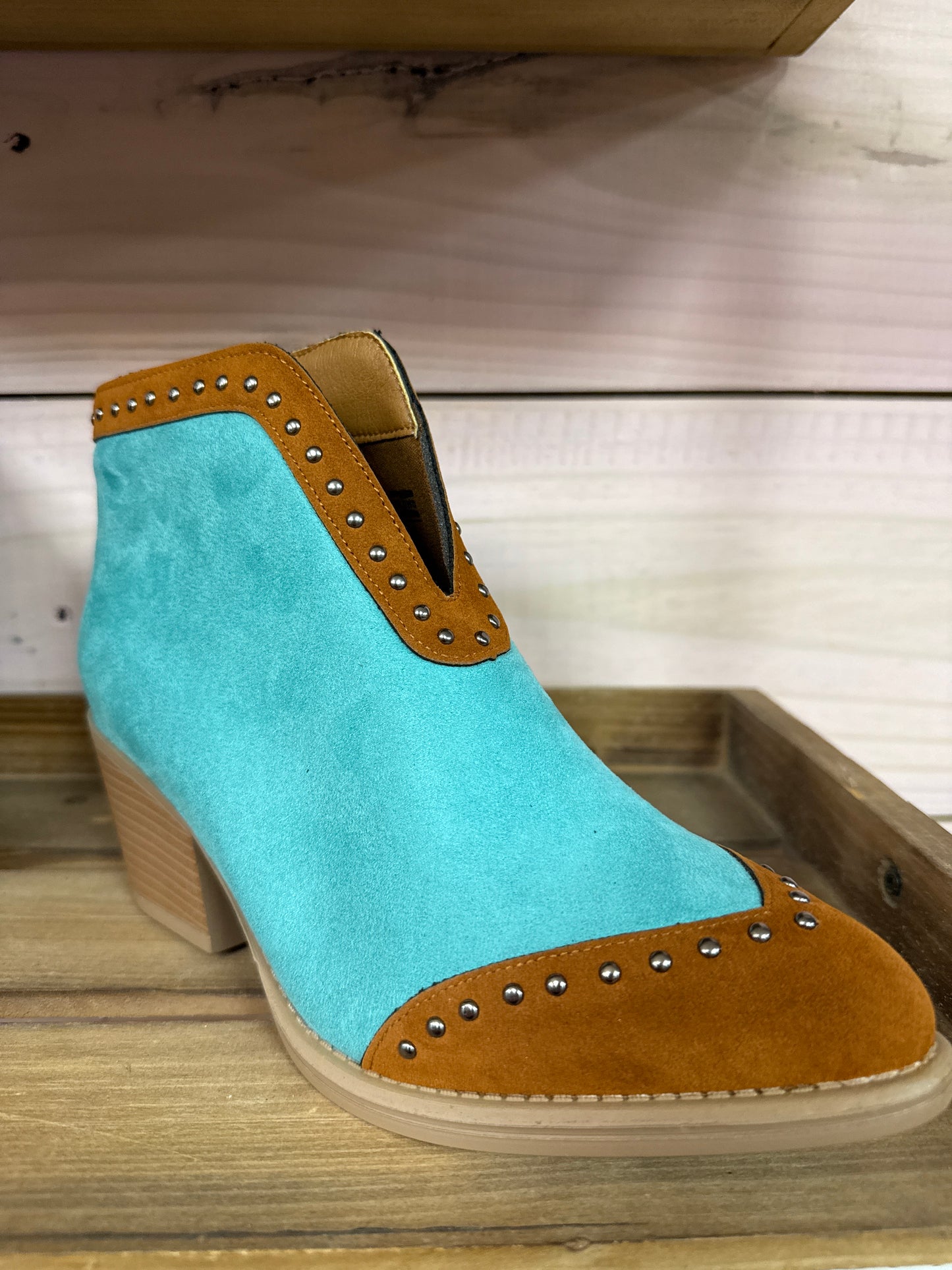 TEAL BEAUMONT BOOTIES