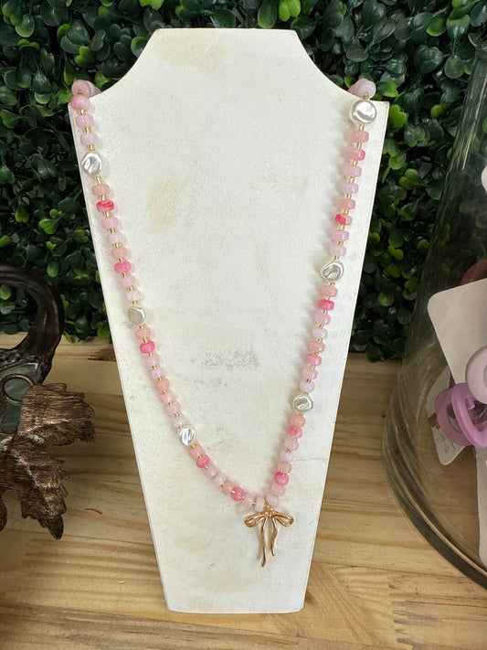 PASTEL CRUSH BEAD NECKLACE