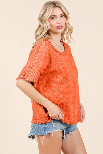 CWT2134MW - SCOOP NECK OVERSIZE TOP