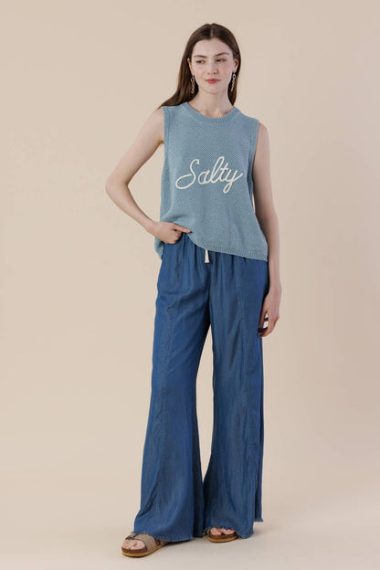 Salty Knit Sweater Tank – Sleeveless Summer Vest