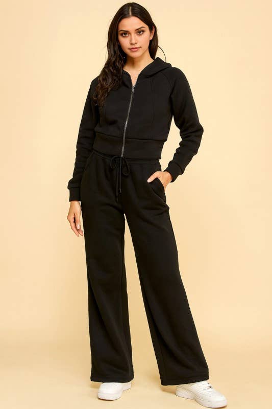 FS516 FRENCH TERRY FLEECE 2-PIECE SET