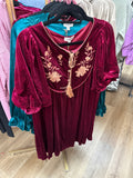 CRUSHING ON VELVET DRESS