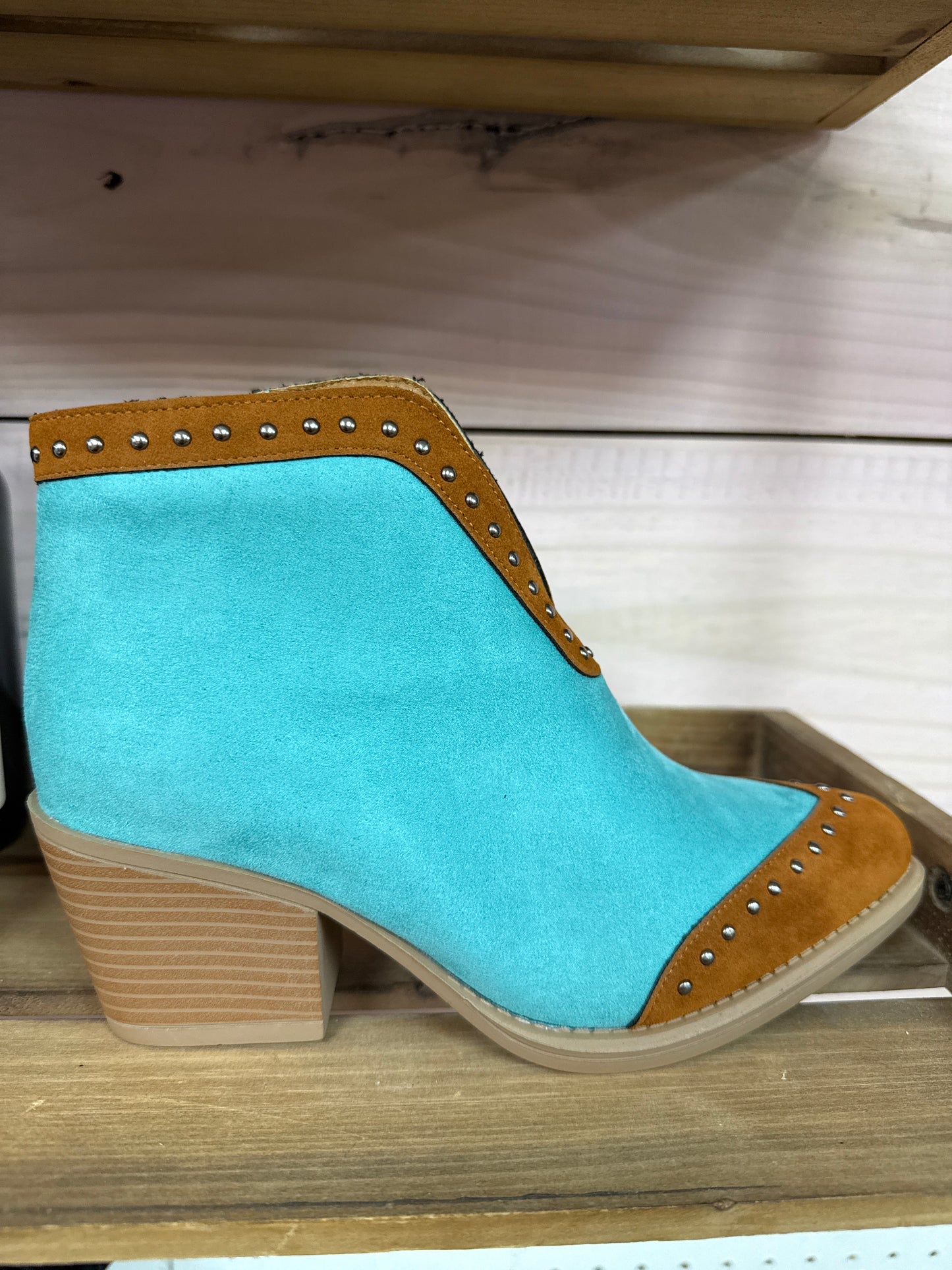 TEAL BEAUMONT BOOTIES