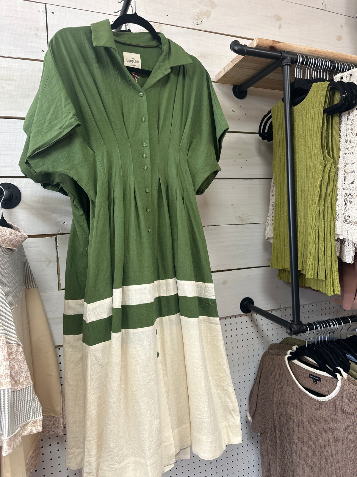 UMGEE FEELING GREEN DRESS