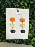 TRIO PUMPKIN EARRING