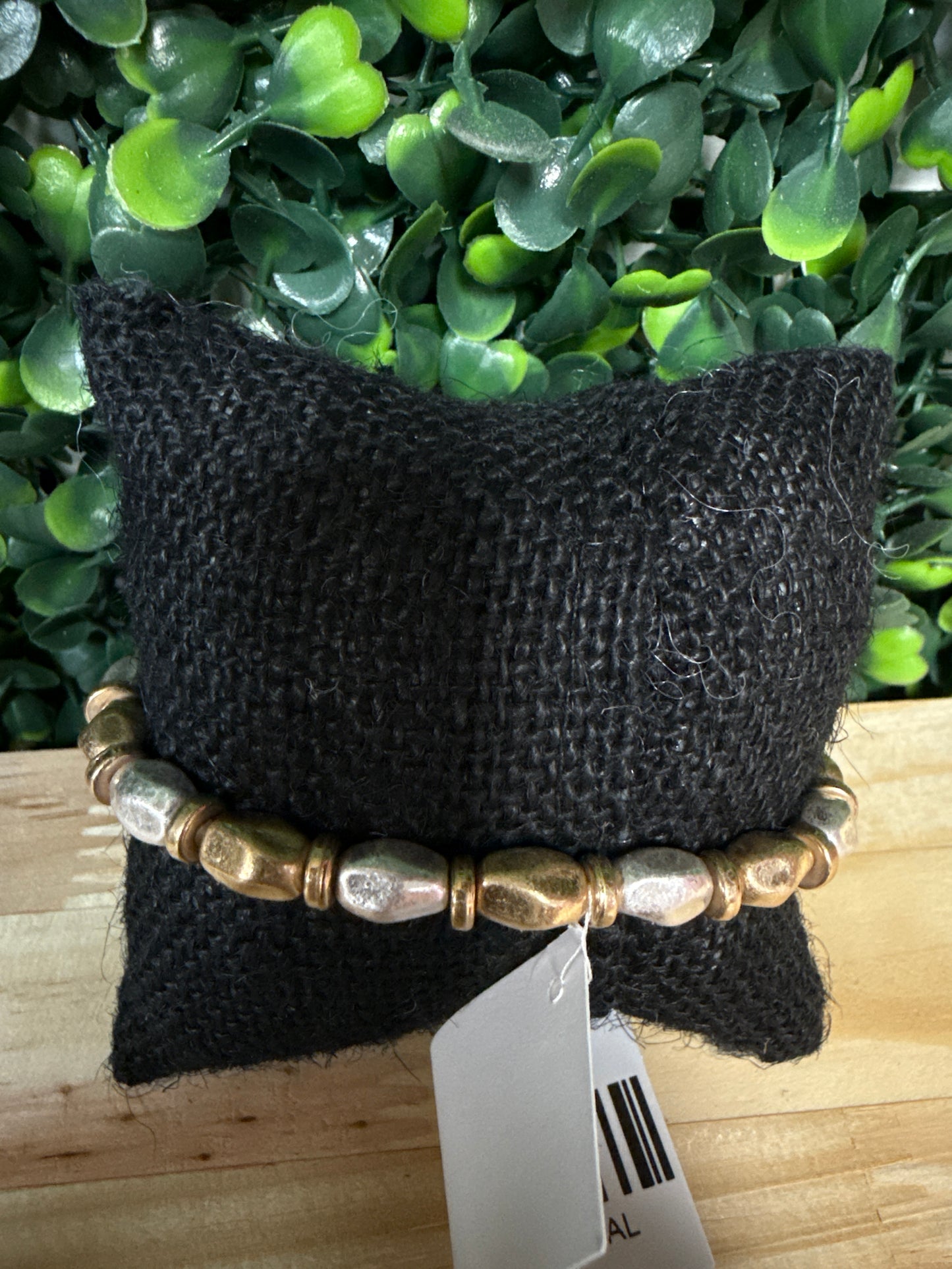 RECTANGLE MULTI METAL BRACELET