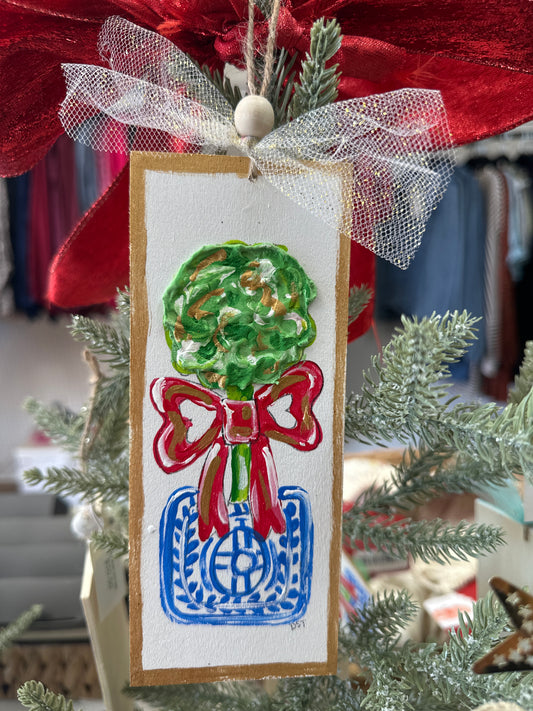 HANDPAINTED TOPAIRY ORNAMENTS