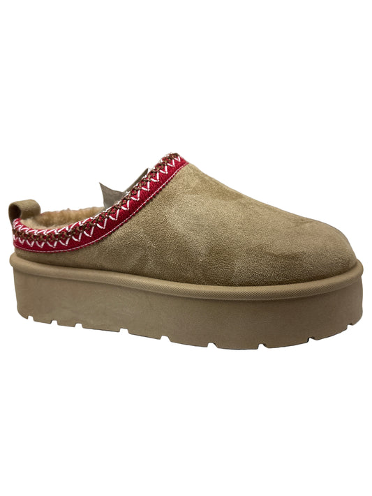 Platform cozy slipper