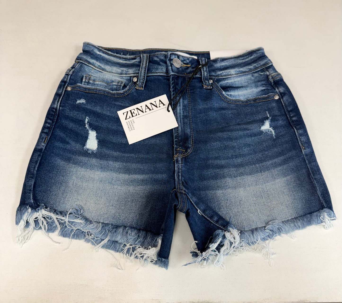 CUTOFF DENIM SHORTS