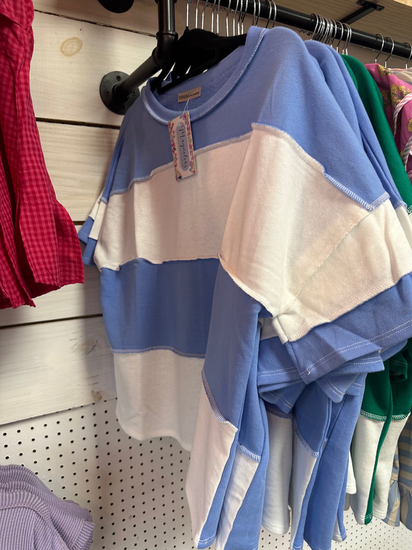 SAIL AWAY STRIPE TOP
