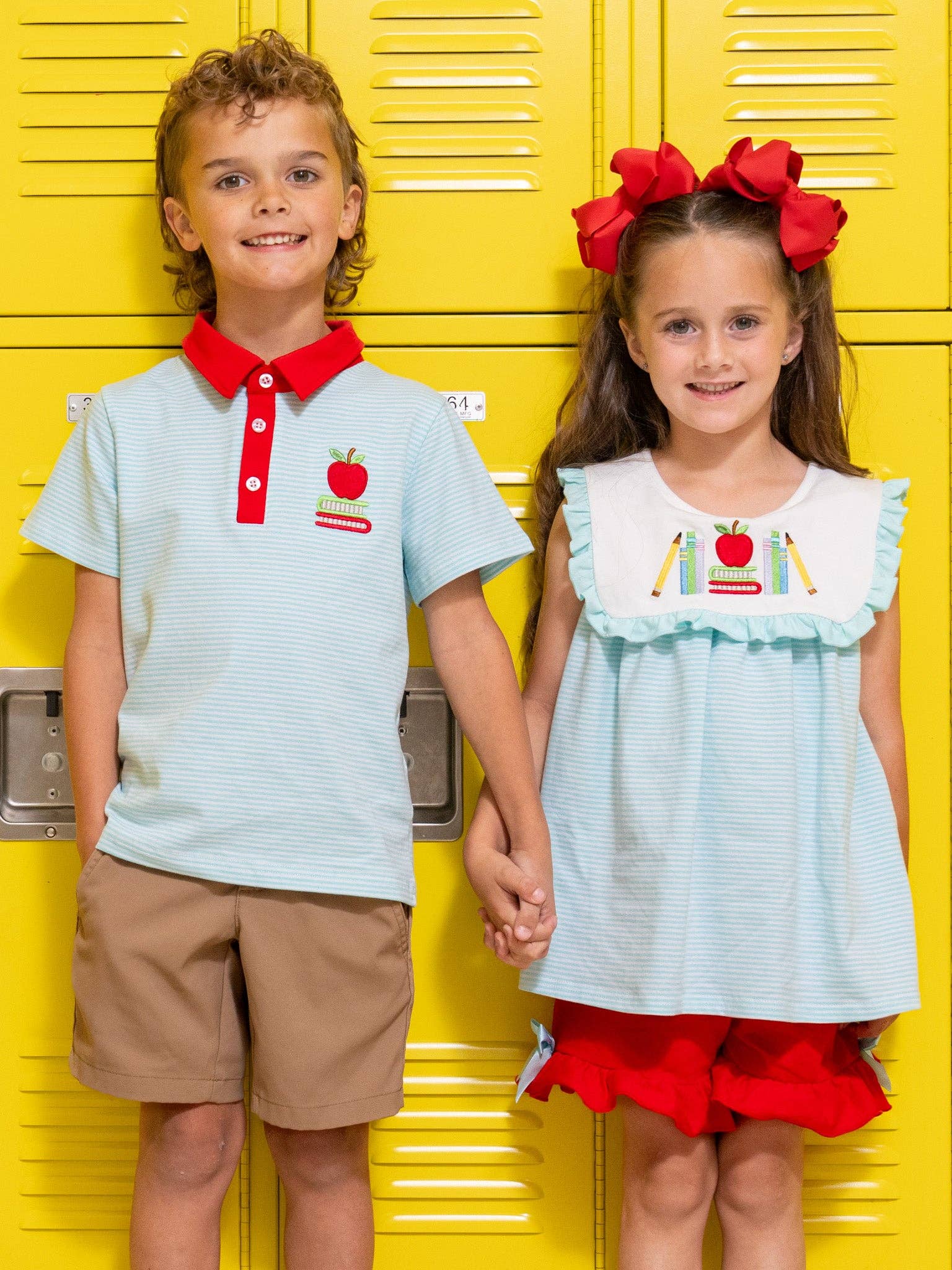 Ready Set Learn Embroidered Outfit