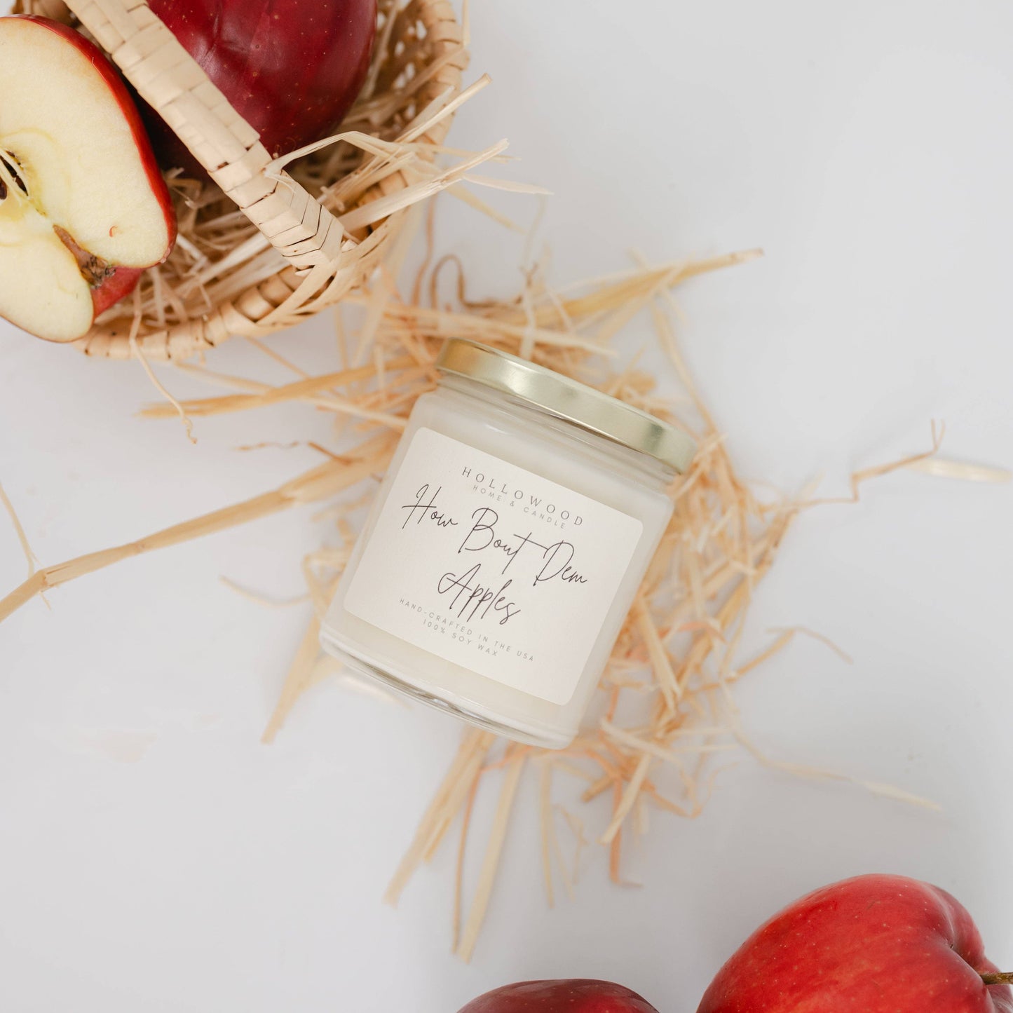 HOW BOUT DEM APPLES | FALL | 8 OZ CANDLE: 8 OUNCE