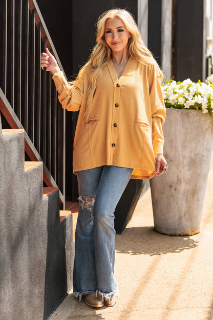 Two-Tone Charm Cardigan: Magenta / S