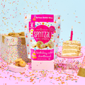 Birthday Cake Shortbread Cookie Bites 5oz- Case of 8