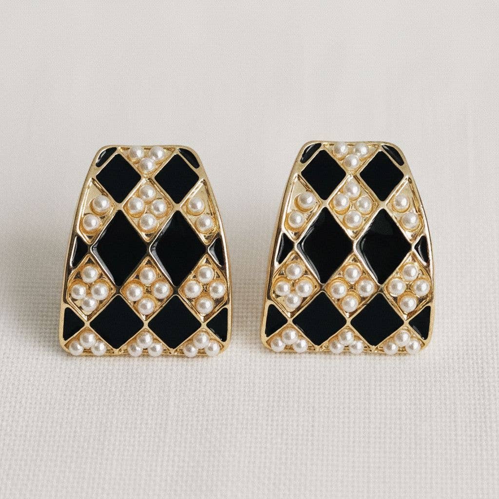 Chic Geometric Drop Earrings