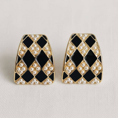 Chic Geometric Drop Earrings