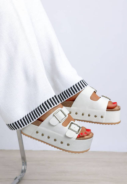 Impala Studded Faux Leather Slip Ons: Tan / US-6 / UK-4 / EU-37