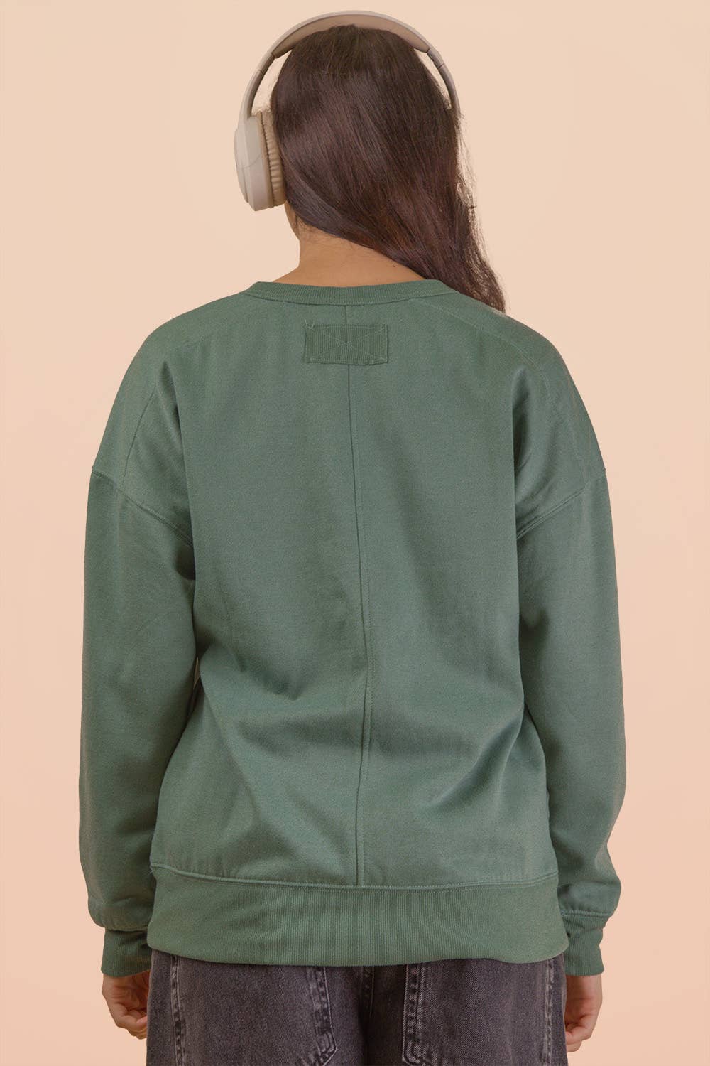 NT12385-Oversized Casual Comfy Solid Knit Top