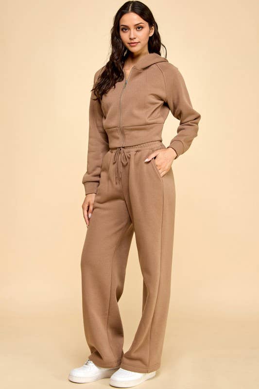 FS516 FRENCH TERRY FLEECE 2-PIECE SET