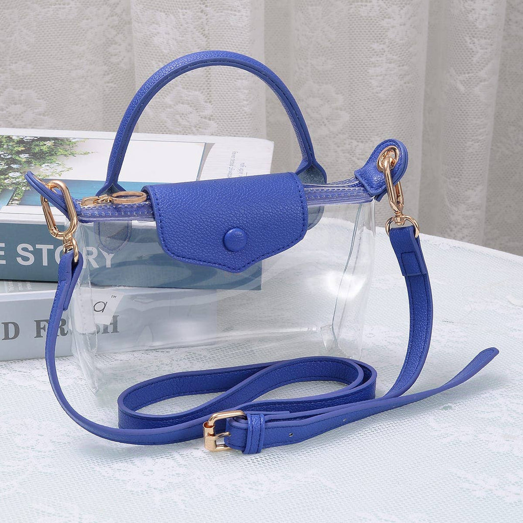 CB781 Gladys Clear Gameday Mini Crossbody Bag