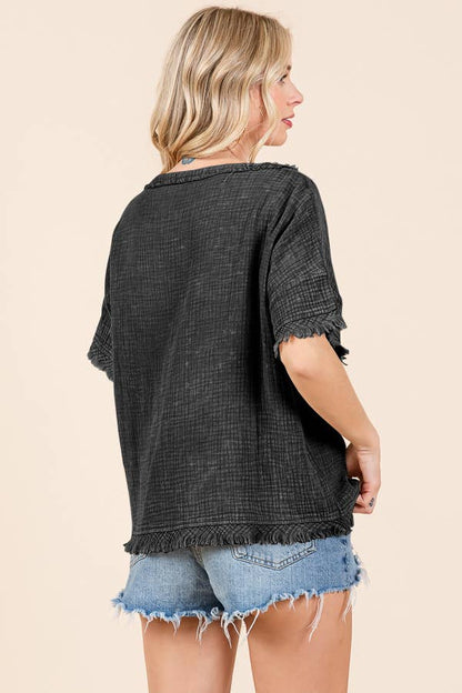 CWT2134MW - SCOOP NECK OVERSIZE TOP