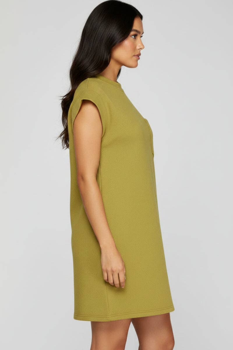 SLEEVELESS TEXTURED MINI DRESS SKSY7152