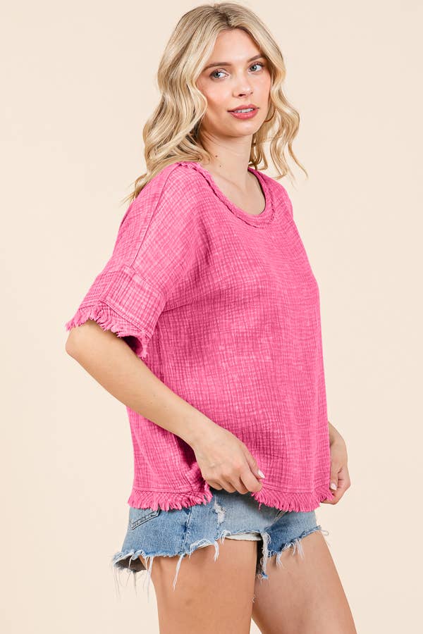 CWT2134MW - SCOOP NECK OVERSIZE TOP
